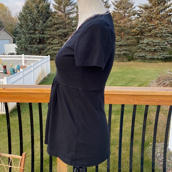 Burberry Black V-Neck Top - Picture 3 of 9